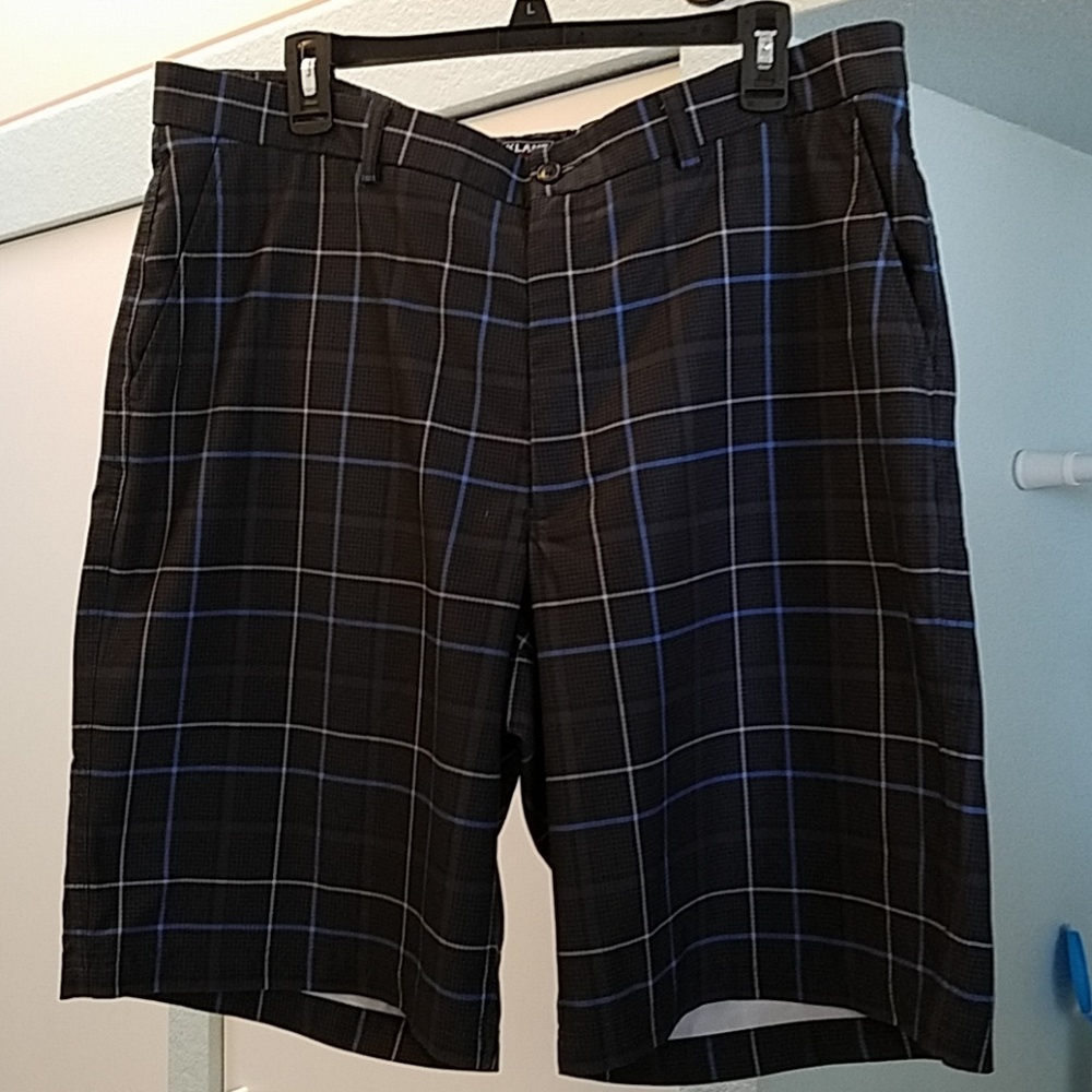 Men's Plaid Golf Short